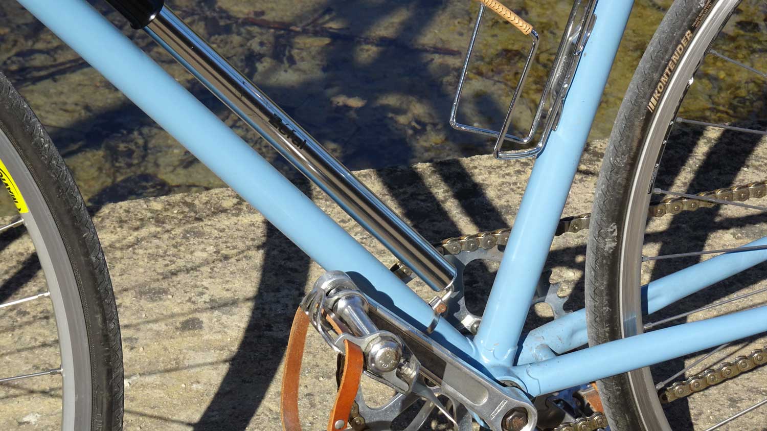 Porte bidon de vélo Zefal en aluminium vintage ancien rétro  #8045 Z21