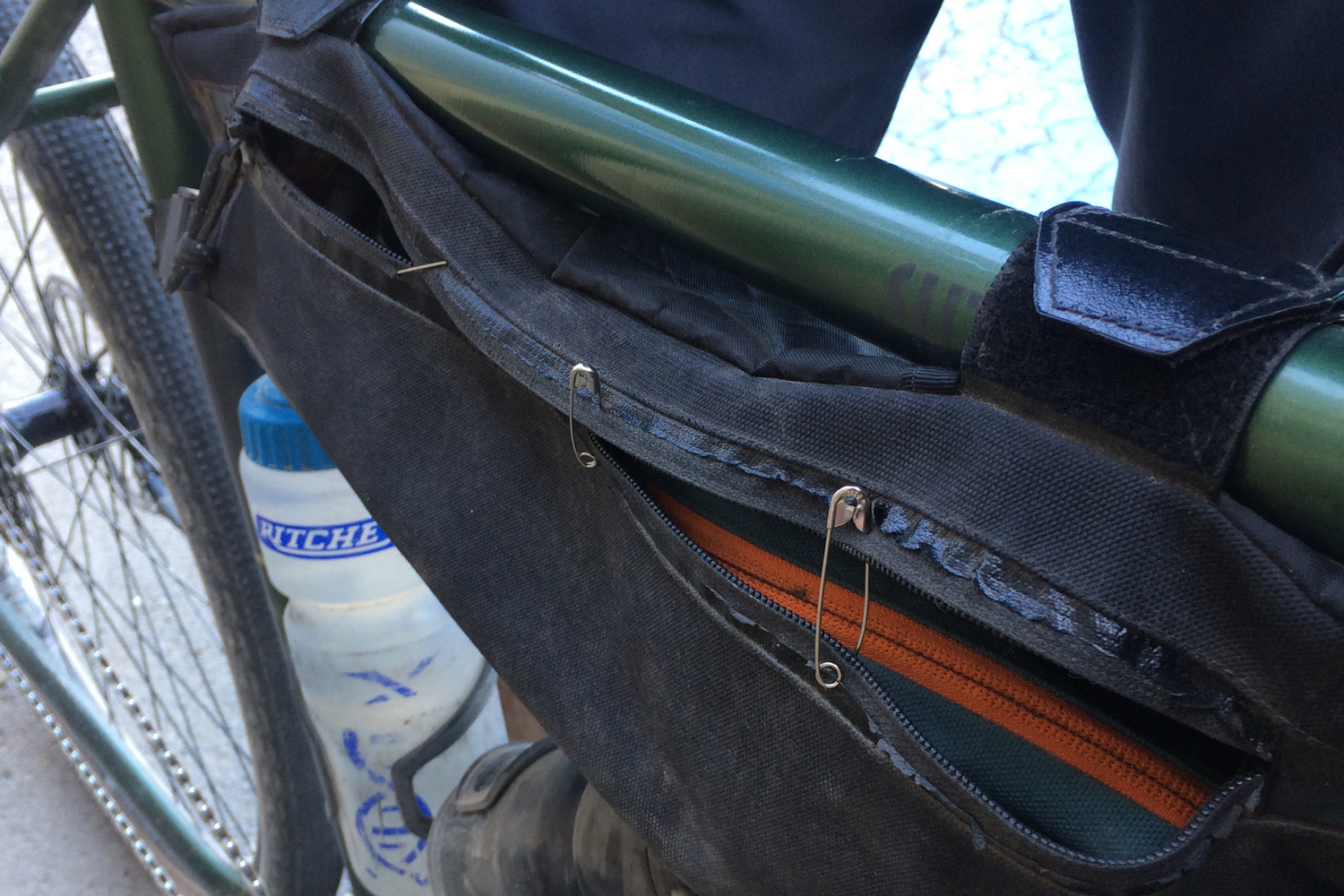 Bikepacking framebag issue