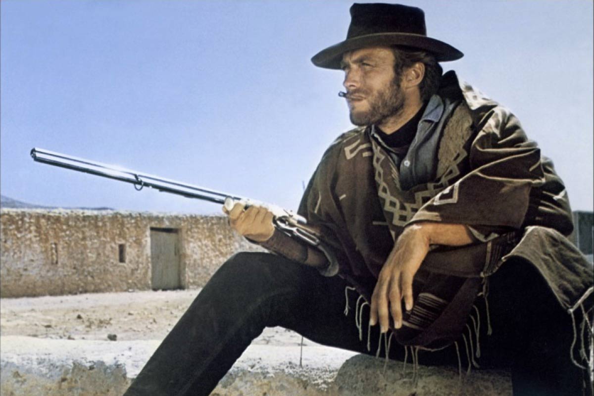 Clint Eastwood dans le film de 1964 "Une poignée de dollars"