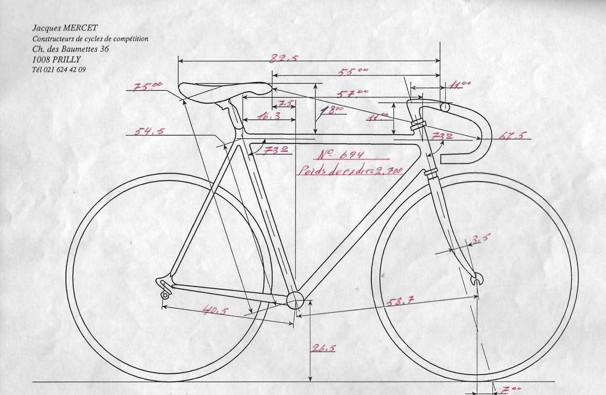 Histoire de vélo Jacques Mercet