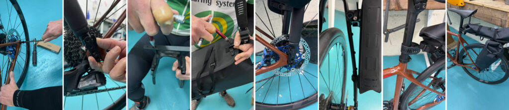 Tailfin bikepacking modular system rack mounting panniers