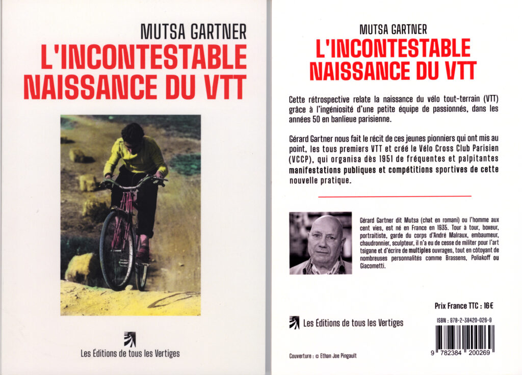 Gérard Mutsa Gartner VTT MTB origins book cofeetable