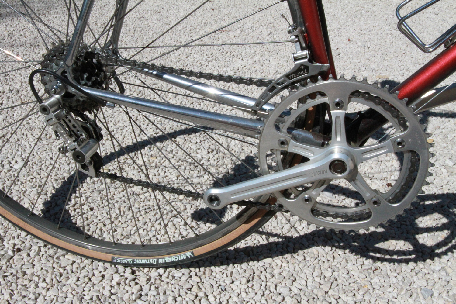 vélo vintage course route dérailleur avant Huret 4280 - UK