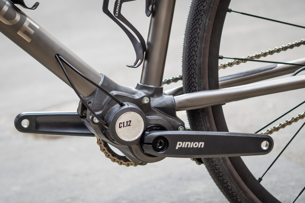 Allroad Titanium Caminade gravel Bike Pinion C12