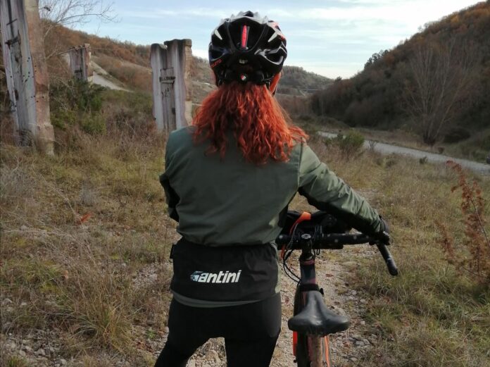 Santini textile gravel femme