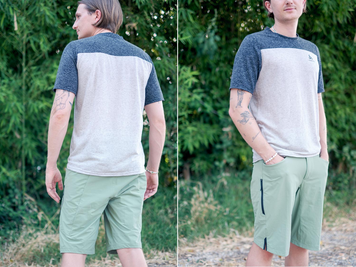 Test de l'ensemble Short & Tee-shirt Odlo - Bike Café