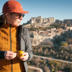 Tenue d’hiver Café du Cycliste, Forever fort rêveuse Café du Cylciste Baux de Provence cycling apparel Audax Alpilles Zélie Irma Regina