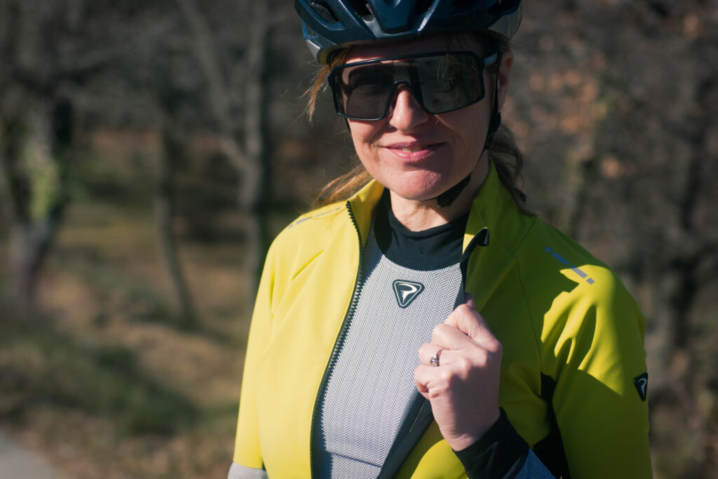 Pinarello Dogma winter baselayer woman cycling apparel