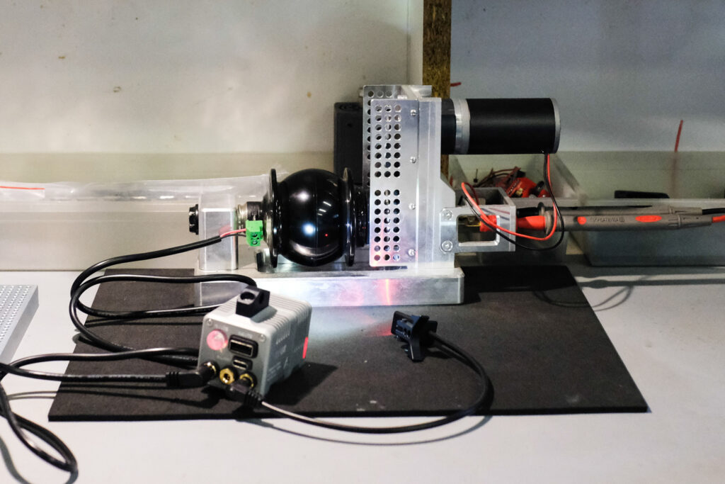 Caminade llum dynamo Hub front light lab test