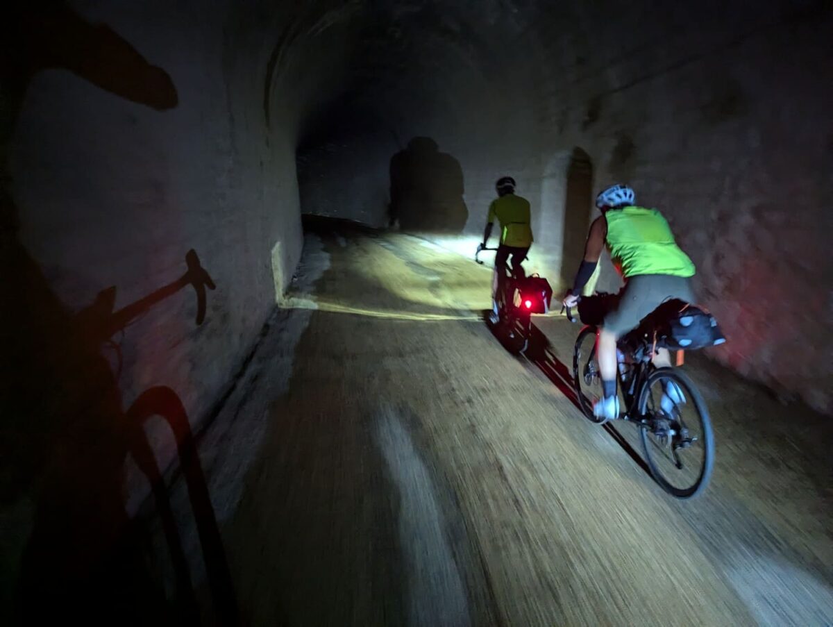 Famille bikepacking route Train des Pignes