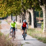 En direction du Roc avec nos Moustache Les gravel Moustache sur l'Euro Vélo 8