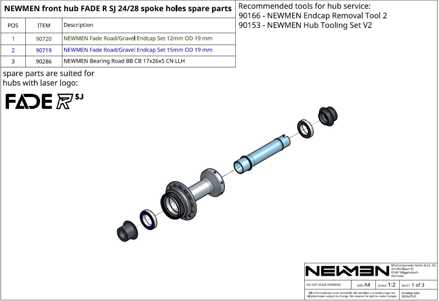 NEWMEN Advanced G.34 Wheelset - Premium Gravel Performance