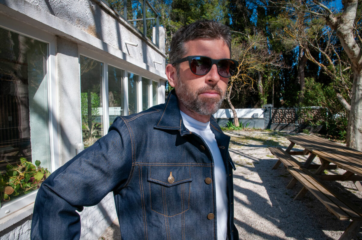 Veste denim Santini