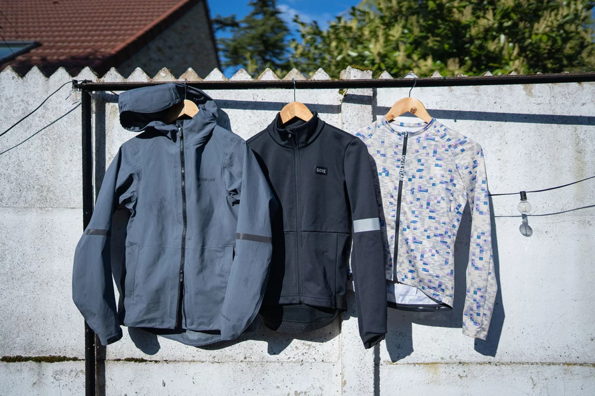 Test tenues Gorewear - maillot, veste imperméable et veste hiver