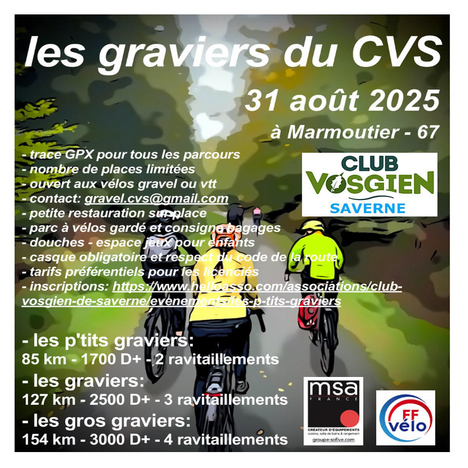 Graviers du CSV
