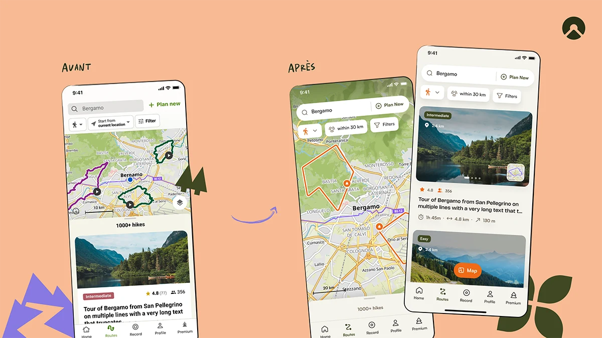nouvelle interface komoot