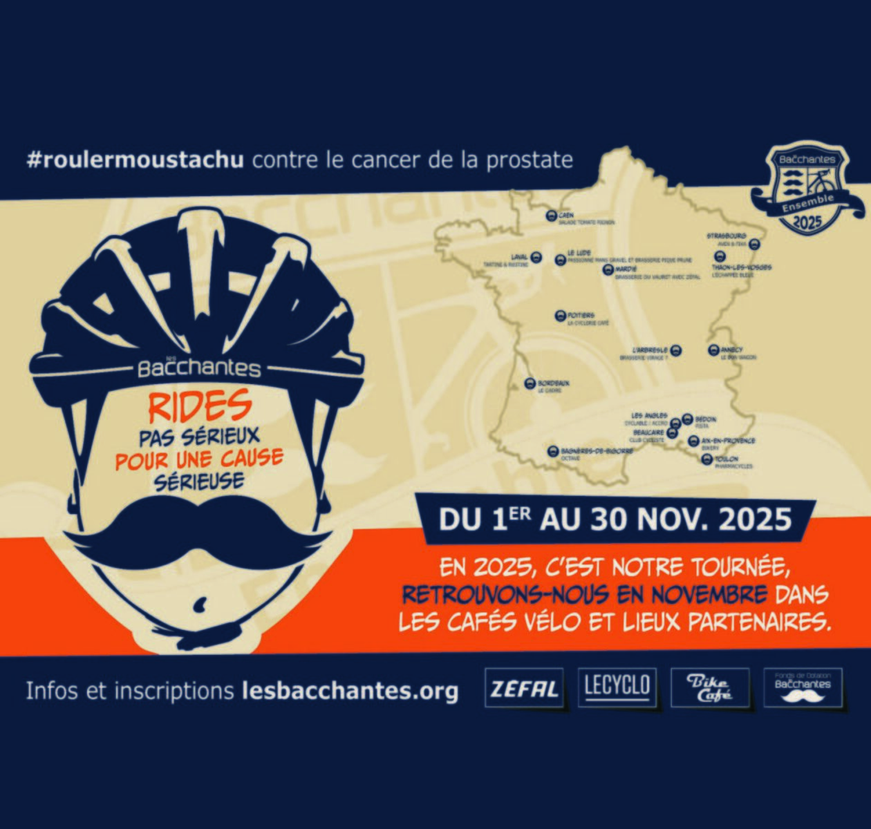 Les Bacchantes à vélo