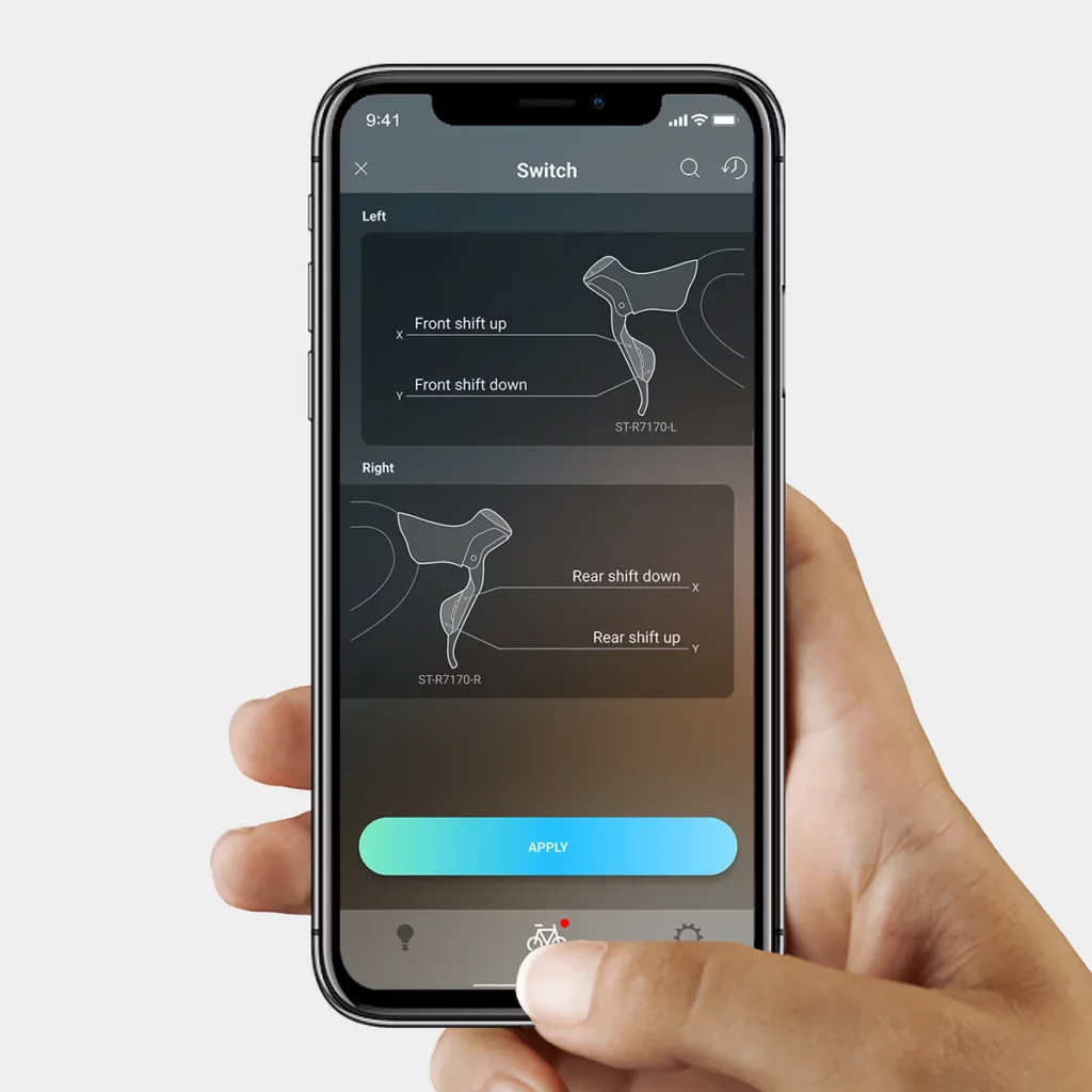 SHIMANO GRX RX717 1 x 12 vitesses - Application E-Tube Project Cyclist