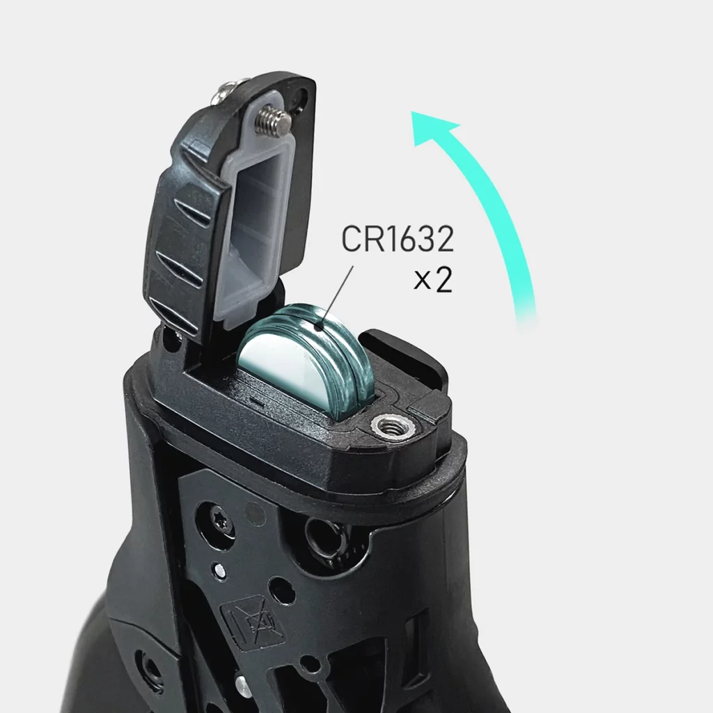 Deux piles CR1632 avec une autonomie annoncée de 3,5 à 4 ans