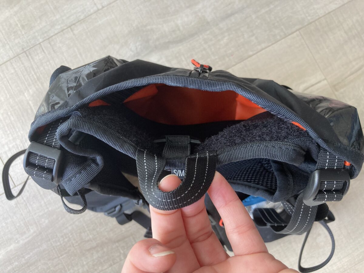 emplacement de chargement de la poche à eau