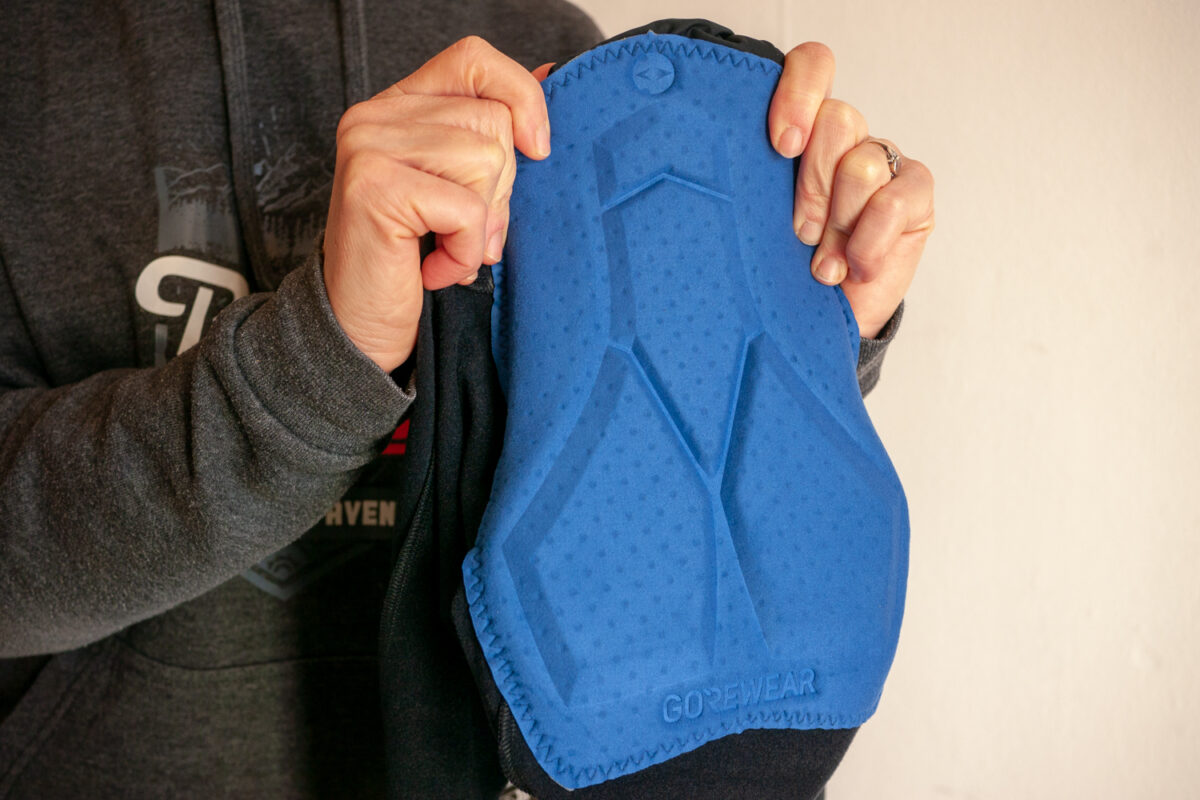 Gorewear winter women cycling kit pad insert chamois