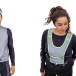 Gilet Sean et harnais Pace de Gofluo, visibles à vélo !