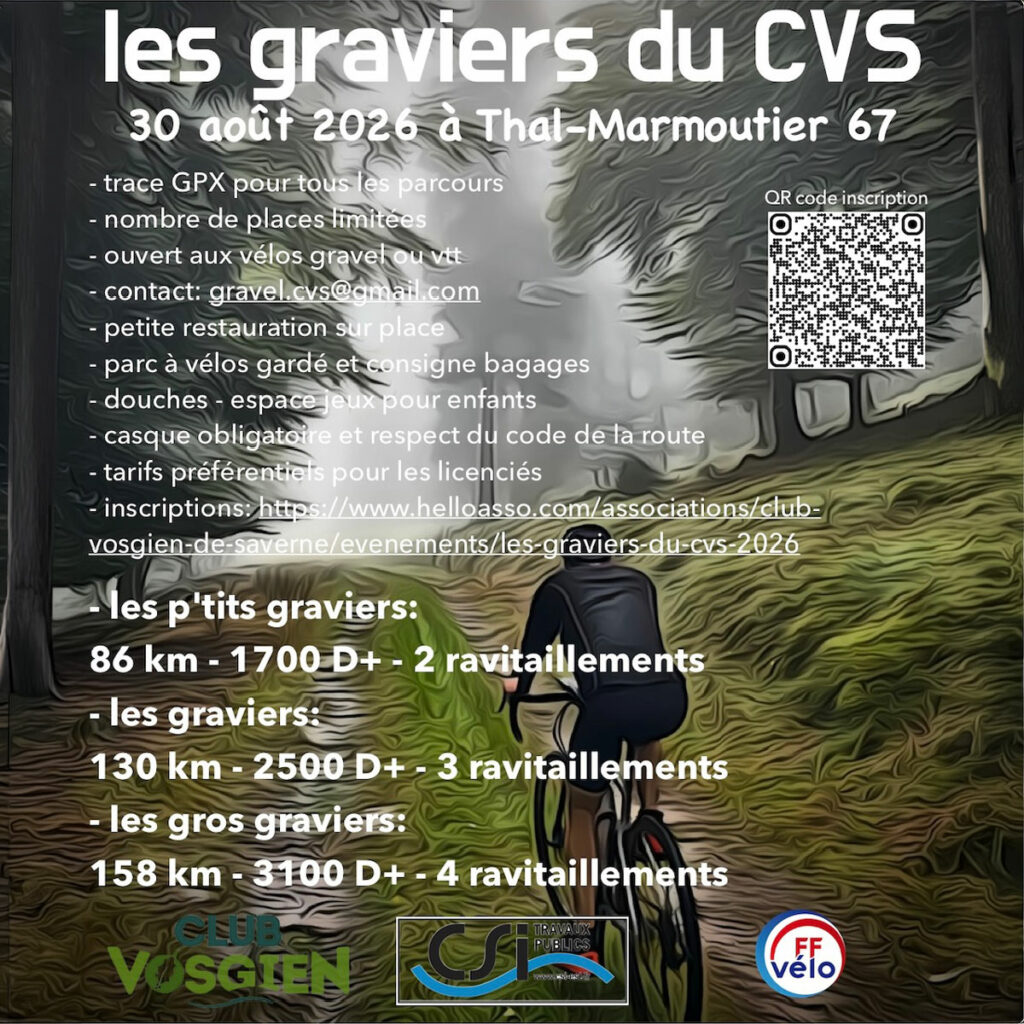 les graviers du CVS 2026