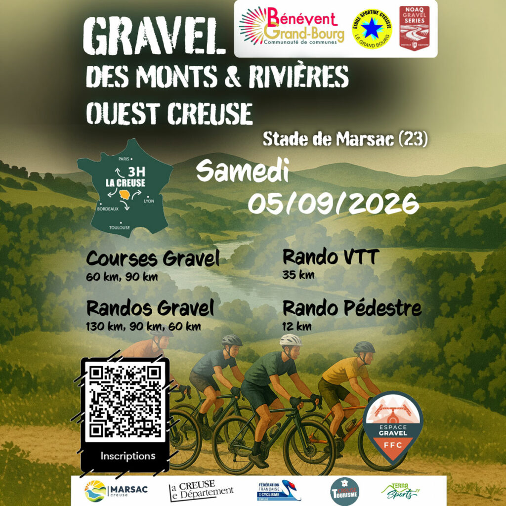 Gravel des Monts & Rivières – Ouest Creuse