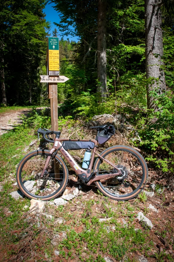 Le GravelX NX sur les pistes gravel du Vercors