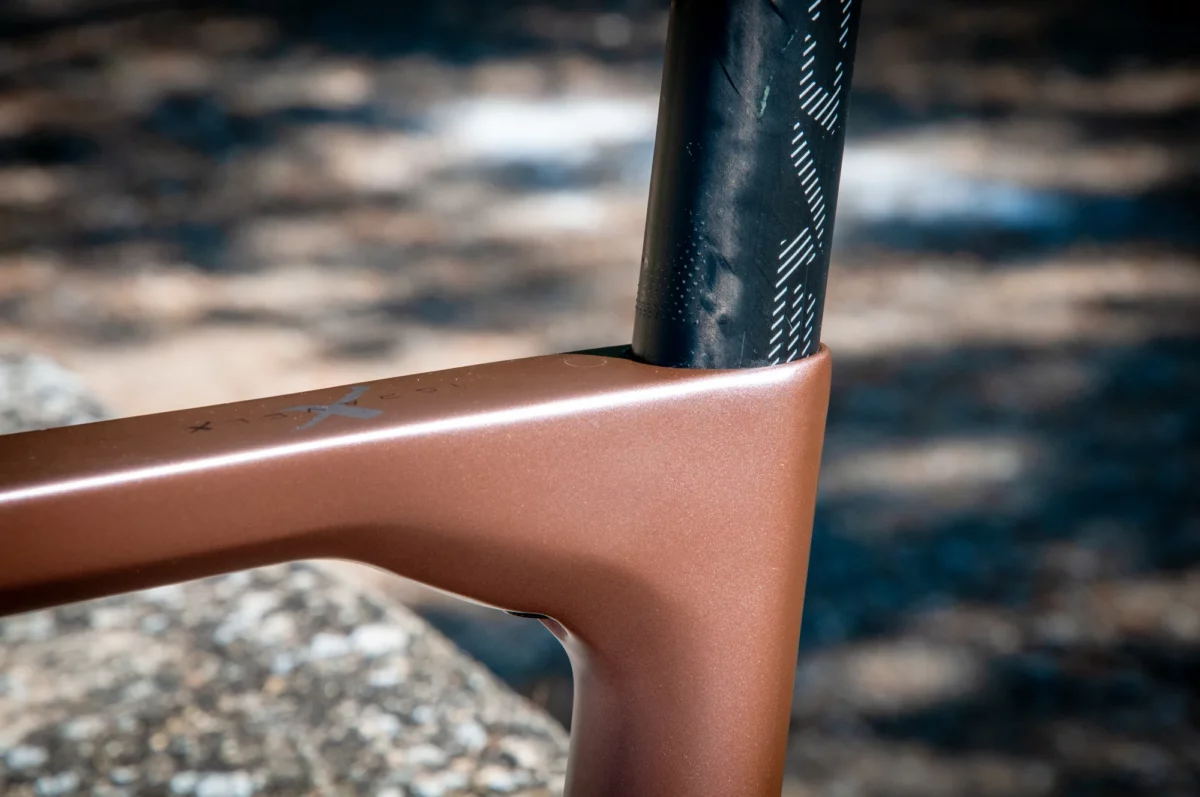 détail BH iGravelX NX Carbon : le tube de selle