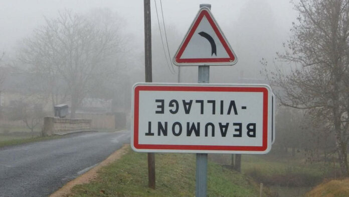 à l’envers