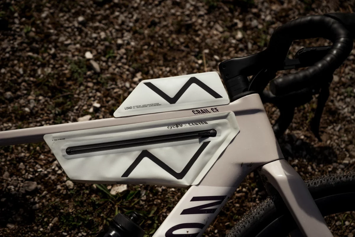 Les sacoches Cyclite sur-mesure du Canyon Grail 