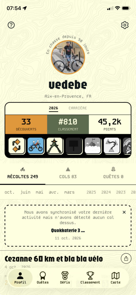 Apps vélo